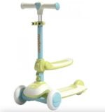 2-In-1 Foldable Scooter - Forest Green